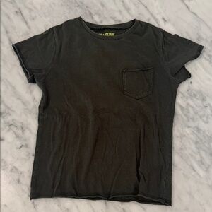 Zadig & Voltaire Black Kids Tee with Pocket